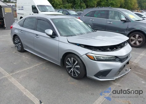 2022 Honda Civic Ex из США, поврежденный, VIN 2HGFE1F72NH312444